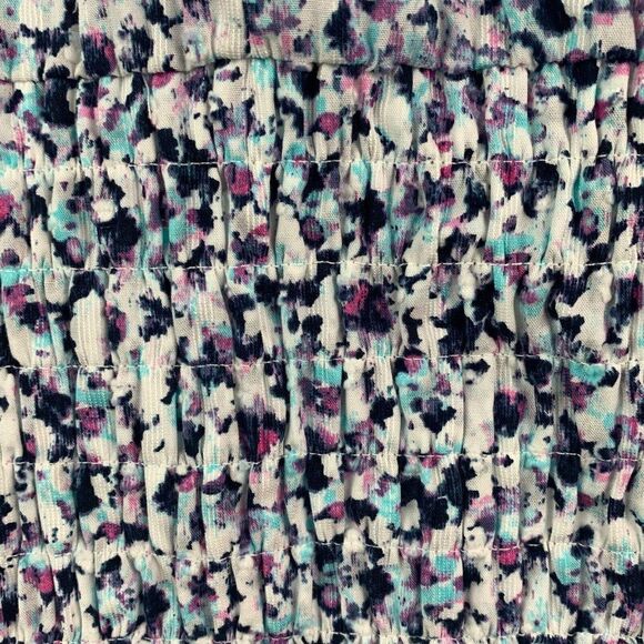 Lane Bryant sz 20 1X Blouse Floral Cropped Long Sleeve V-neck  New NWT - Picture 6 of 10